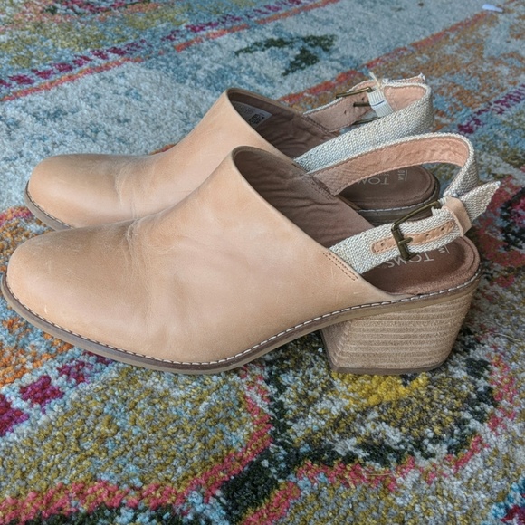 toms slingback mules